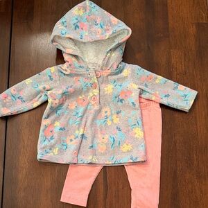Carter's MicroFleece Hoodie and Leggings Set